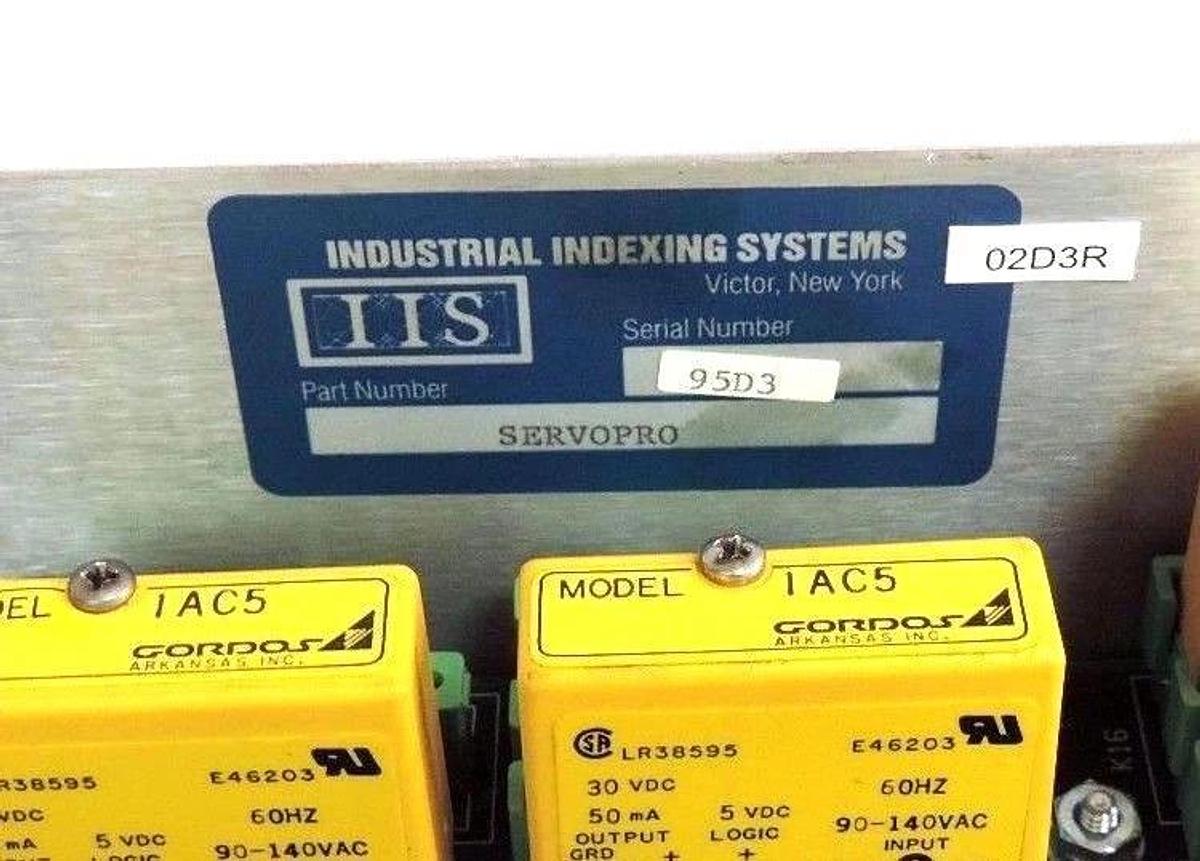 Refurbished IIS SERVOPRO DRIVE PCB 911110 REV. A CONTROLLER, SAC-911 REV. D, 504661
