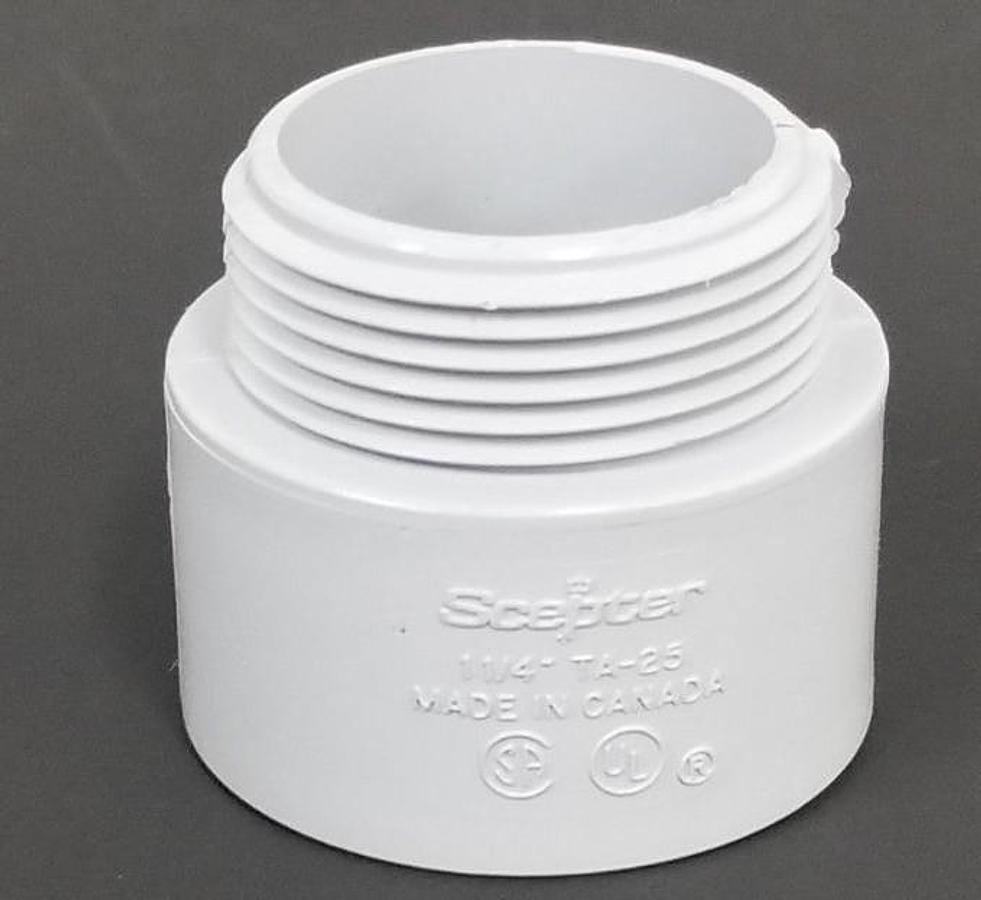 BOX OF 40 NEW PW EAGLE 60060125 TERM. ADAPTER 1-1/4 IN UL
