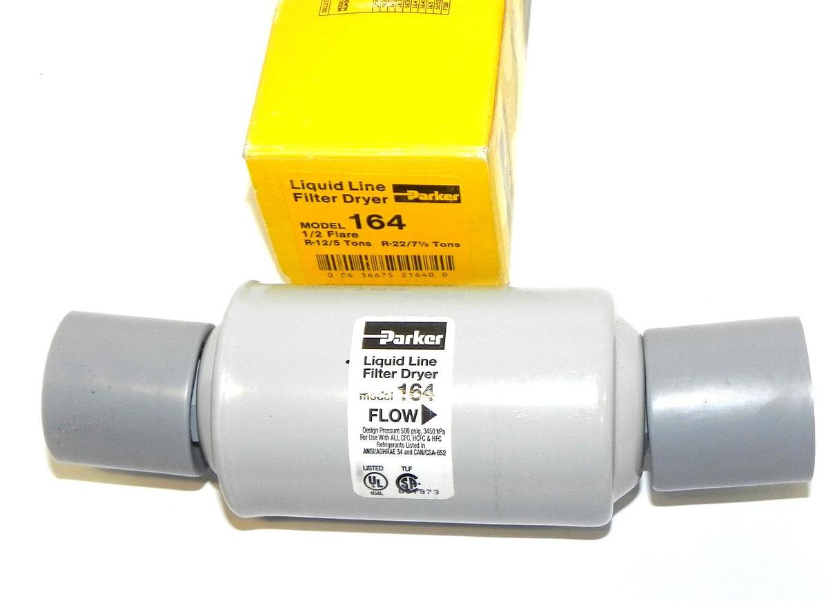 Used NIB PARKER MODEL 164 1/2 FLARE R-12/5 TONS R-22/7-1/2 TONS