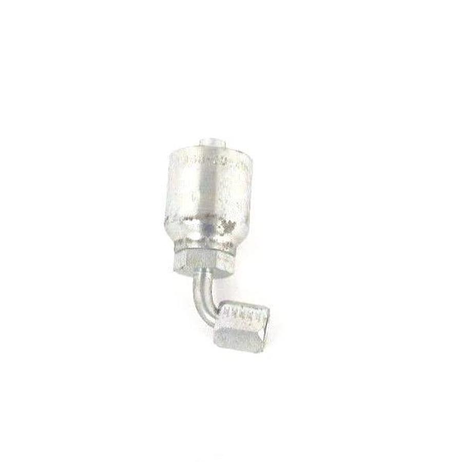 LOT OF 7 NEW PARKER 13943-4-6 PARKRIMP PERMANENT ELBOWS FEMALE JIC X 1/4"