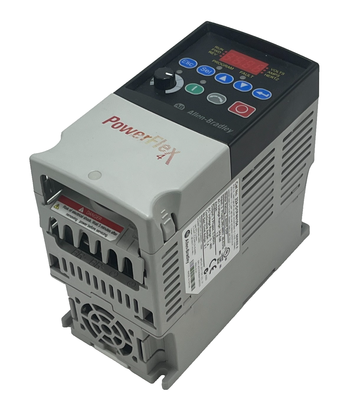 Used ALLEN-BRADLEY 22A-D1P4N104 PowerFlex 4 AC Drive 0.5HP 480V Ser A FRN 6.01