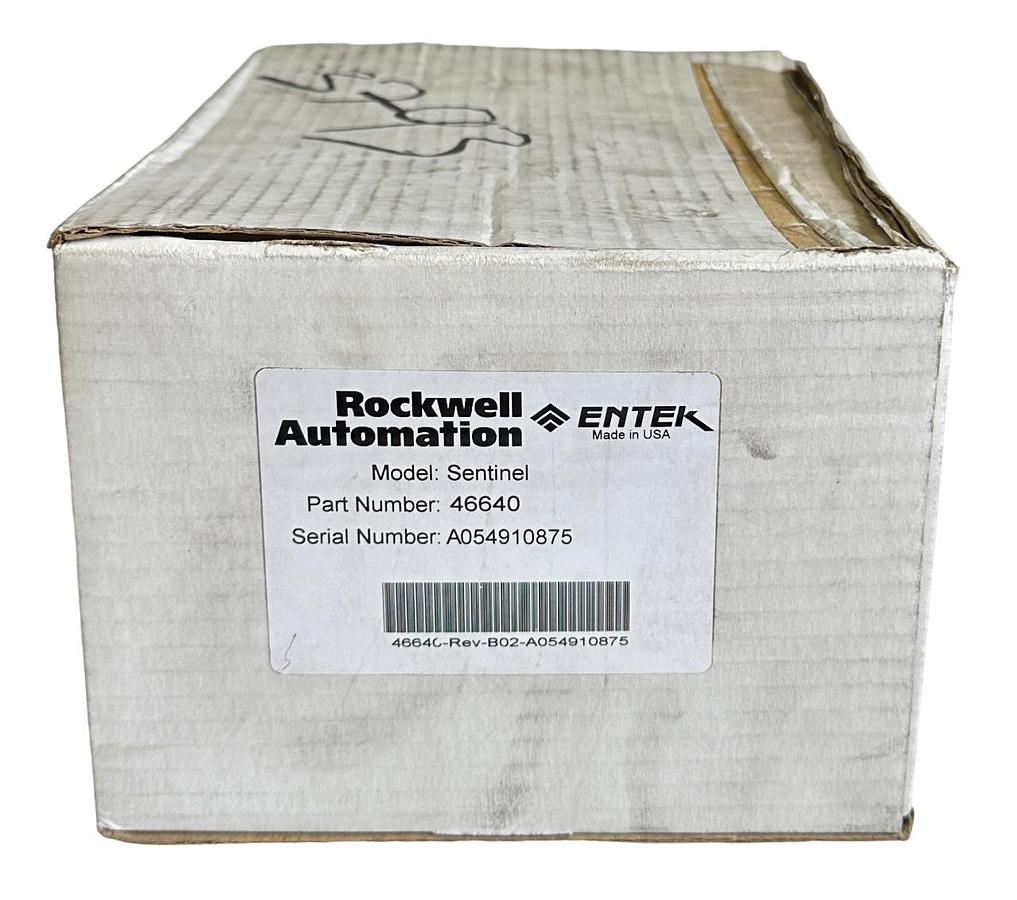 Used NEW ROCKWELL ENTEK 46640 Sentinel VIBRATION MONITOR Rev. B02 120/240VAC NSMP