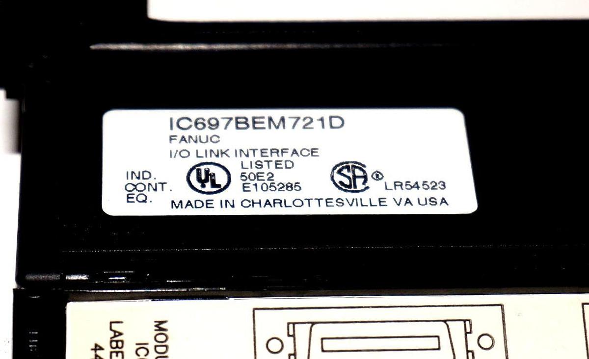 Used GE FANUC IC697BEM721D I/O LINK INTERFACE MODULE W/ A20B-2000-0370/07A BOARD