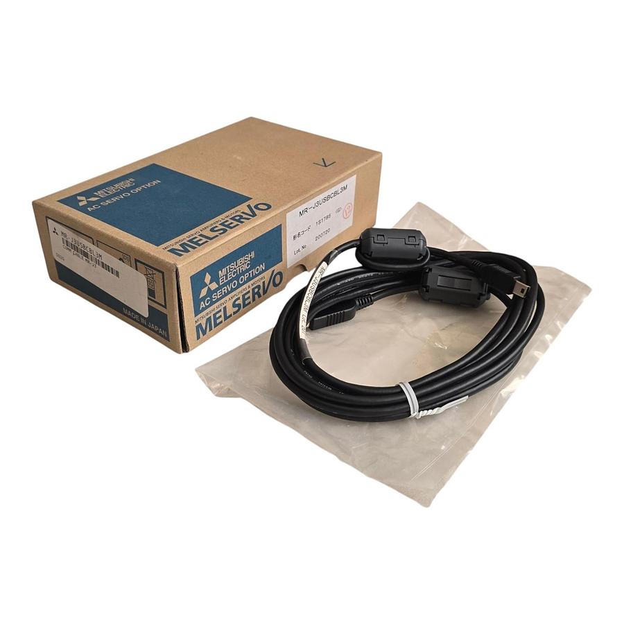 Mitsubishi MR-J3USBCBL3M USB Mini-B Servo Communication Cable 3m NSMP