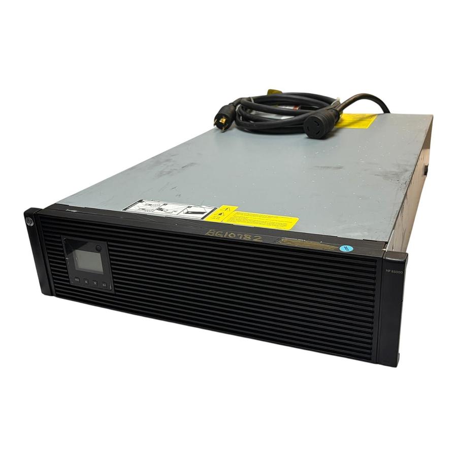 Used HP R5000 NA/JPN 5000VA 4500W UPS Server Rack Battery Backup 628821-001