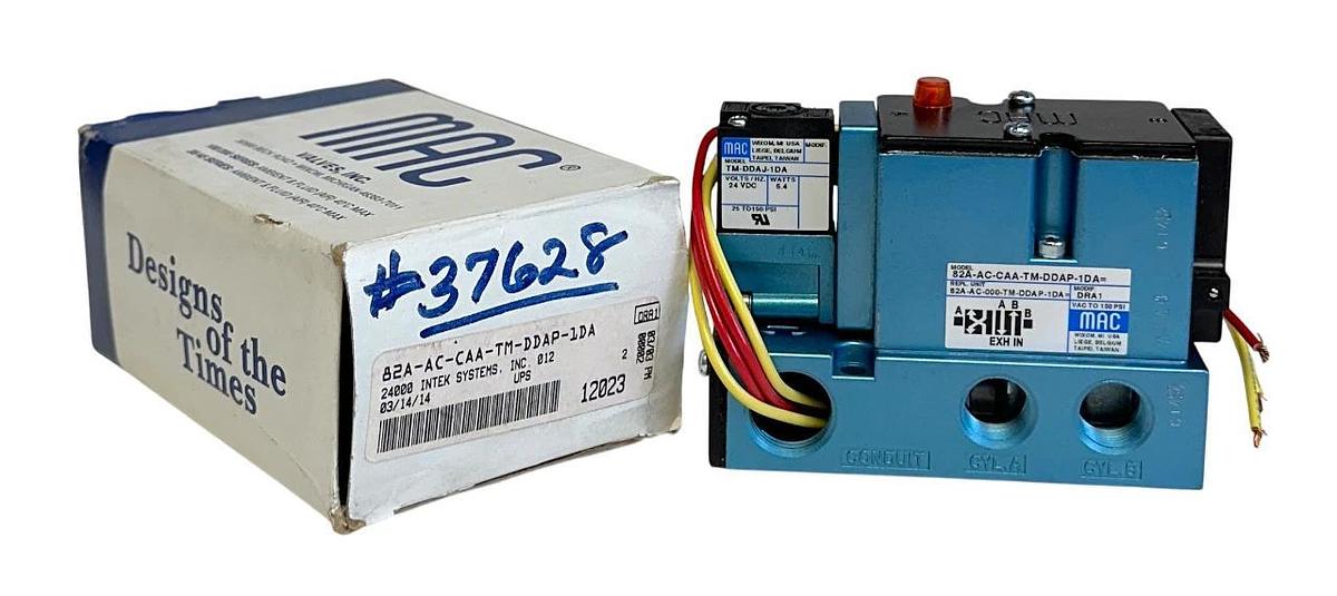 MAC 82A-AC-CAA-TM-DDAP-1DA / 82AACCAATMDDAP1DA SOLENOID VALVE 24VDC 5.4W NSMP