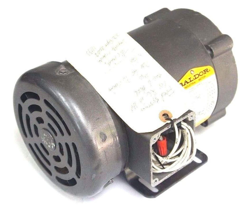 Used REPAIRED BALDOR CJM3463 INDUSTRIAL MOTOR SPEC 34K39-2719, 0.75HP, 208-230/460V
