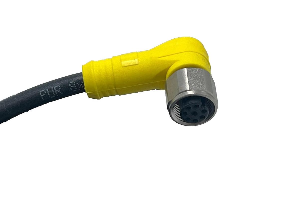 Used Allen-Bradley 889DS-R8AB-10 Ser A DC Micro M12 Cordset Cable 8Pin R/A Female 10m