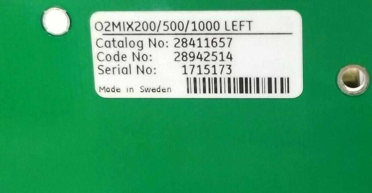 Used NIB GE HEALTHCARE O2MIX200/500/1000 LEFT O2 CONTROLLER 28422657 28-4116-57