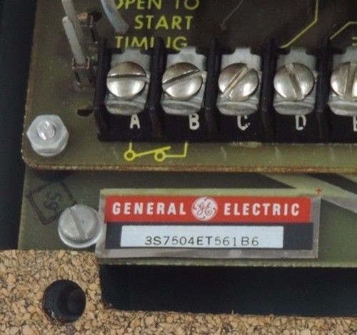 NIB GENERAL ELECTRIC 3S7504ET561B6 ELECTRONIC TIMER ASSEMBLY, 3S7504TM560C1
