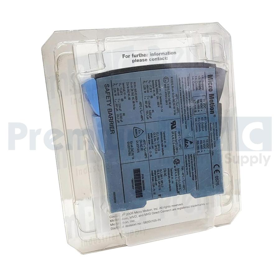 NEW MICRO MOTION 3600663 SAFETY BARRIER MVD DIRECT CONNECT MODULE 24VDC