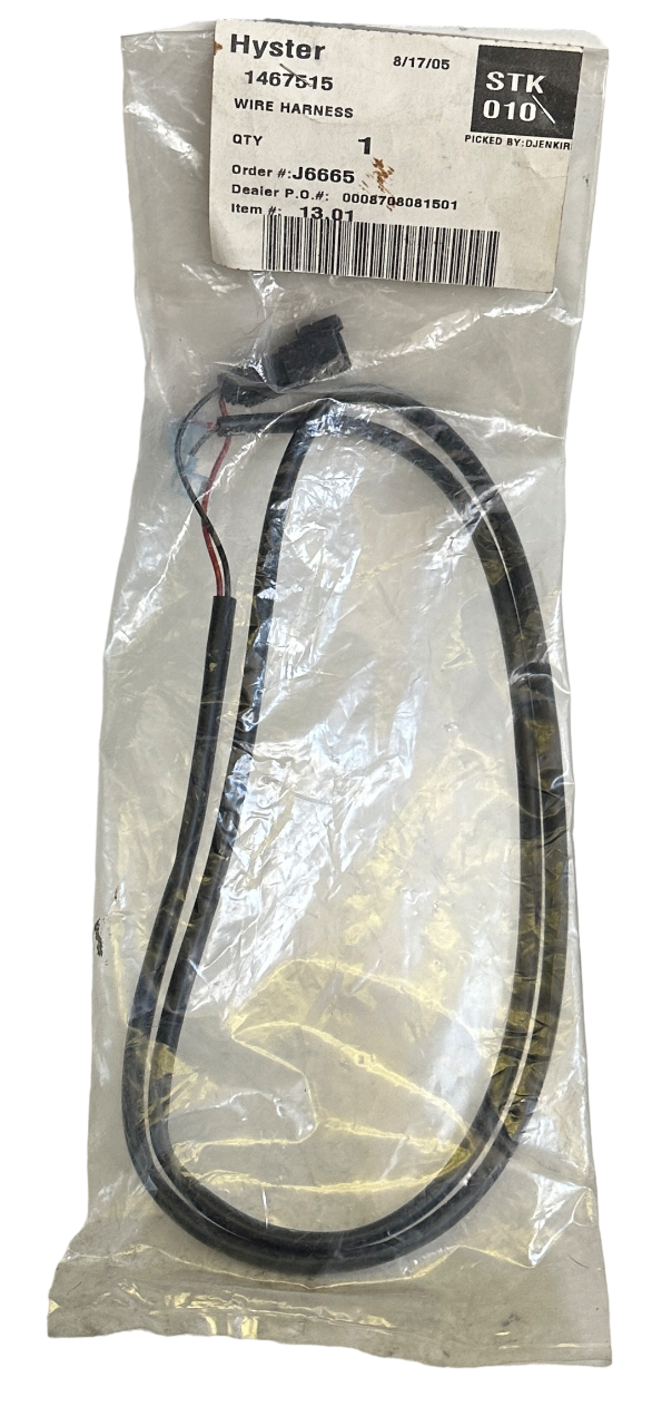 Used NEW HYSTER 1467515 / HY1467515 WIRING HARNESS FOR FORKLIFT