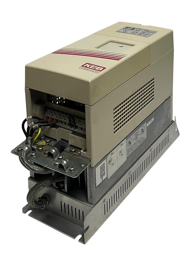 Used KEBCO KEB 13.F4.F3E-A001 / 13F4F3E-A001 F4 COMBIVERT INVERTER 7.5HP 8.3KVA USPI