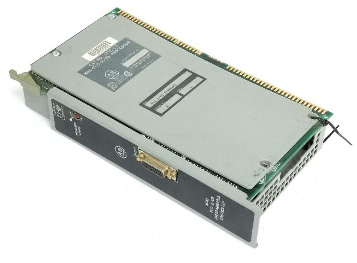 Used ALLEN BRADLEY 1772-LS PROCESSOR MODULE F/W REV: H SER. A, MINI-PLC-2/05