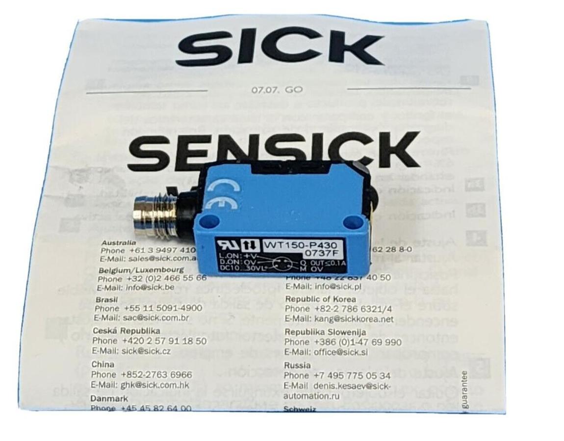 Used NIB SICK KT5G-2P1121 CONTRAST SENSOR 1015997, 10...30V