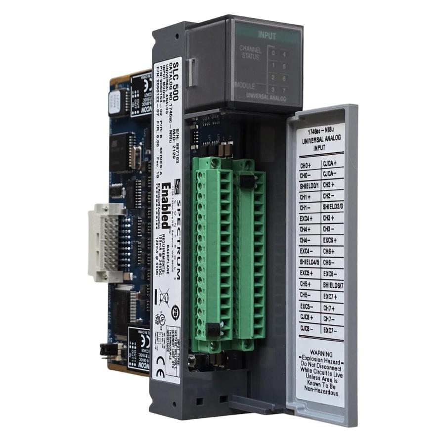 SPECTRUM CONTROLS ALLEN BRADLEY 1746sc-NI8u /A SLC 500 ANALOG INPUT MODULE NSMP