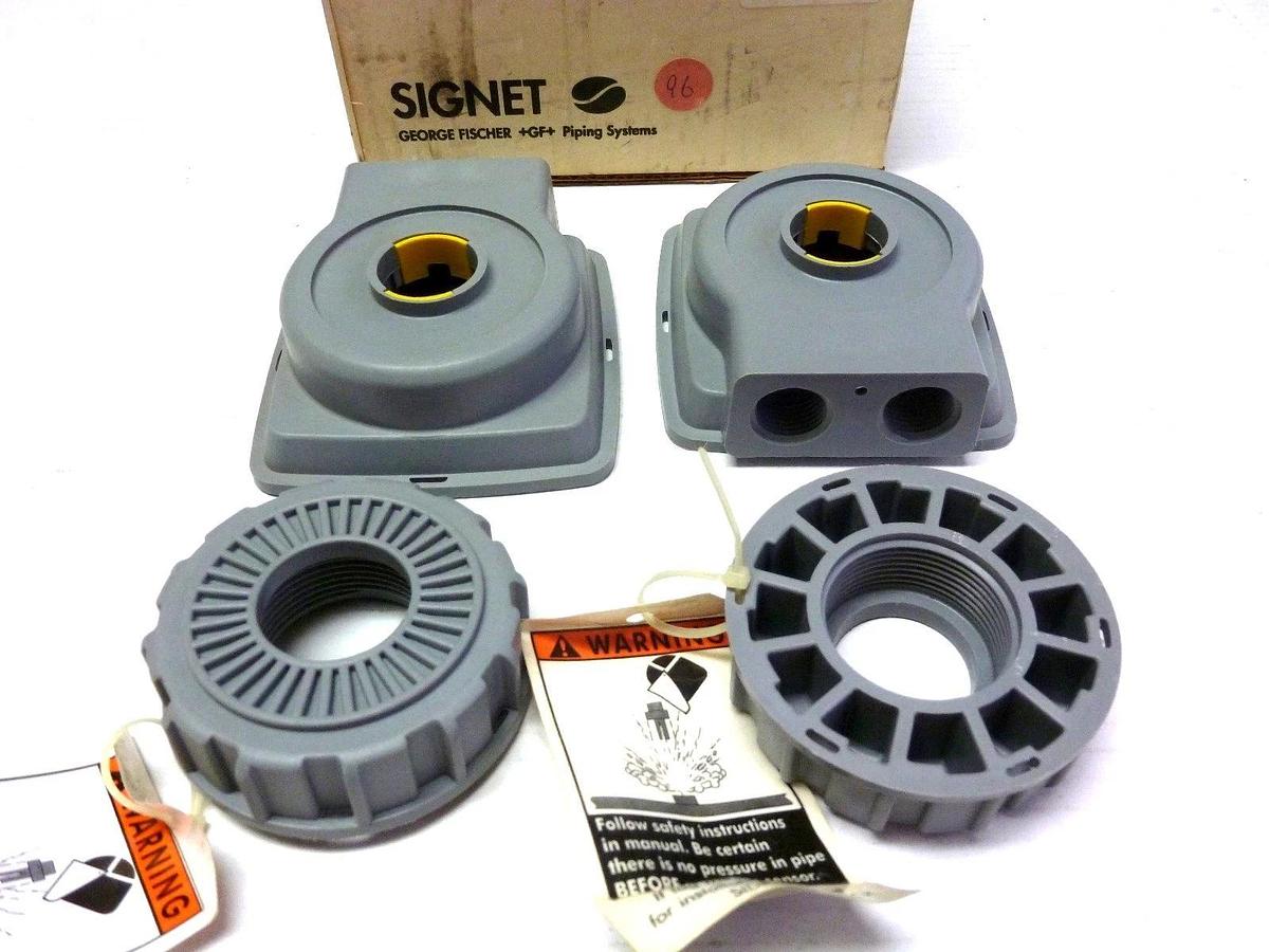 LOT OF 2 NEW SIGNET 3-8011 INTEGRAL MOUNTING KIT 1/2" NPT PORTS 38011 198864500