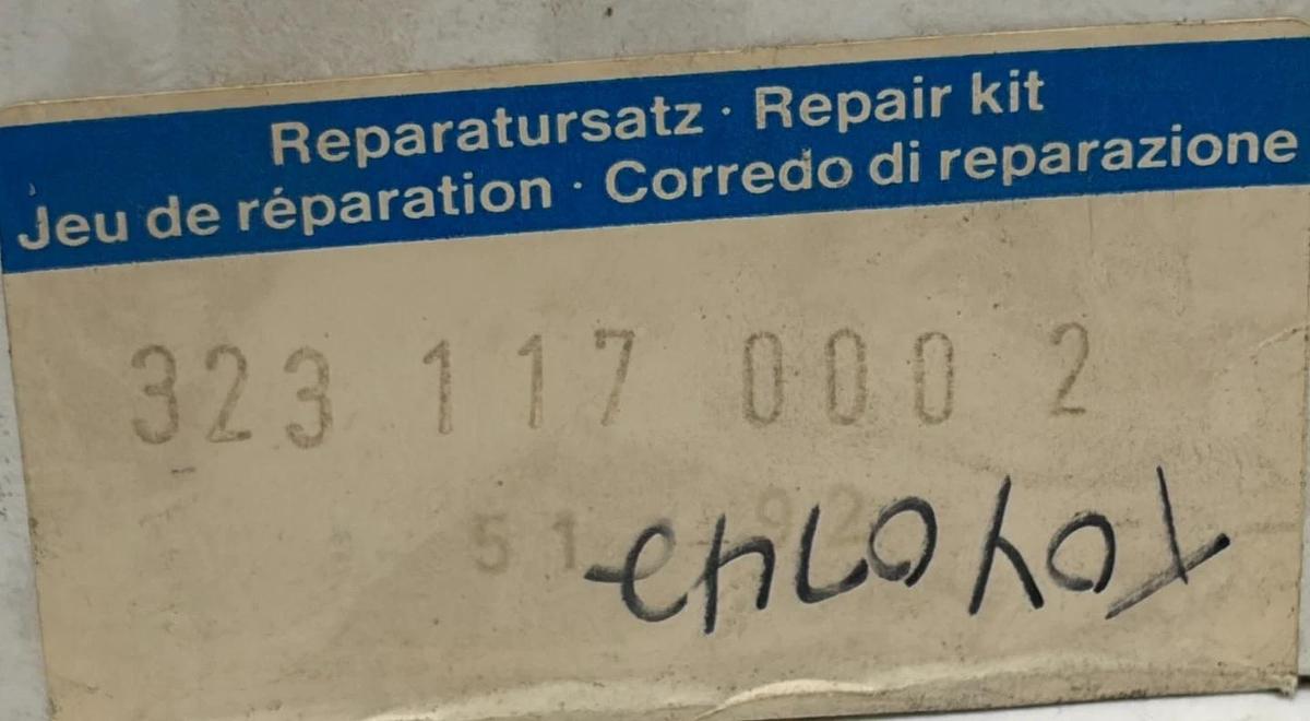 Used Mannesmann Rexroth Pneumatik 323 117 000 2 Repair Kit - New Old Stock