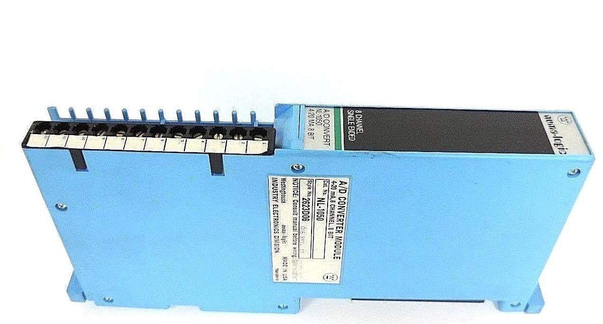 Used WESTINGHOUSE NL-1050 A/D CONVERTER MODULE STYLE NO. 2623D06, REV. 13