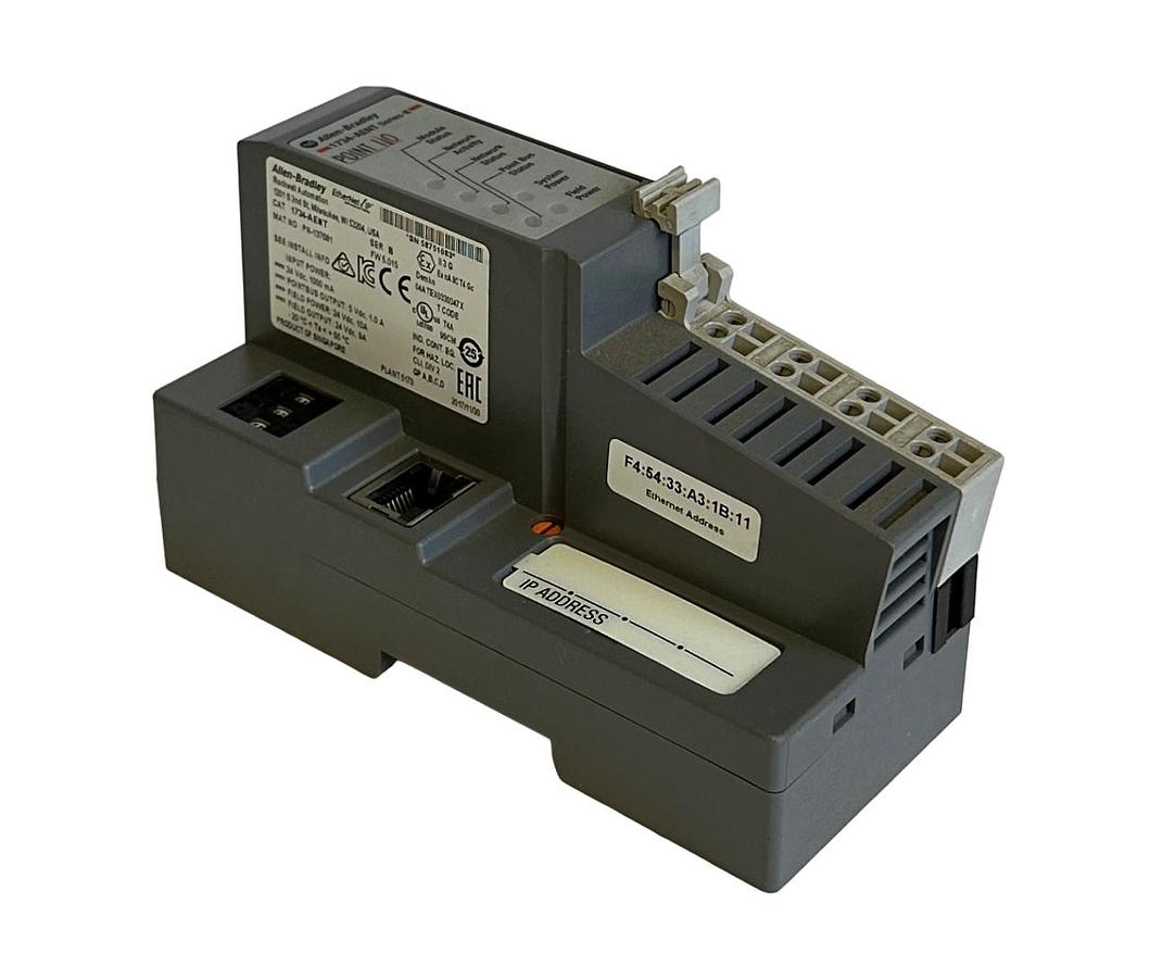 Used NEW ALLEN BRADLEY 1734-AENT /B POINT I/O EtherNet/IP ADAPTER MODULE 1734AENT