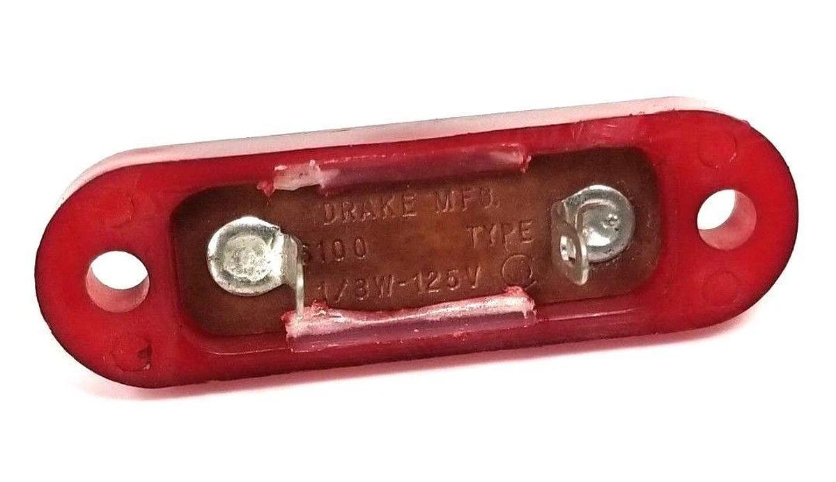 Used DRAKE MFG. 6100 TYPE INDICATOR LIGHT, 1/3W, 125V