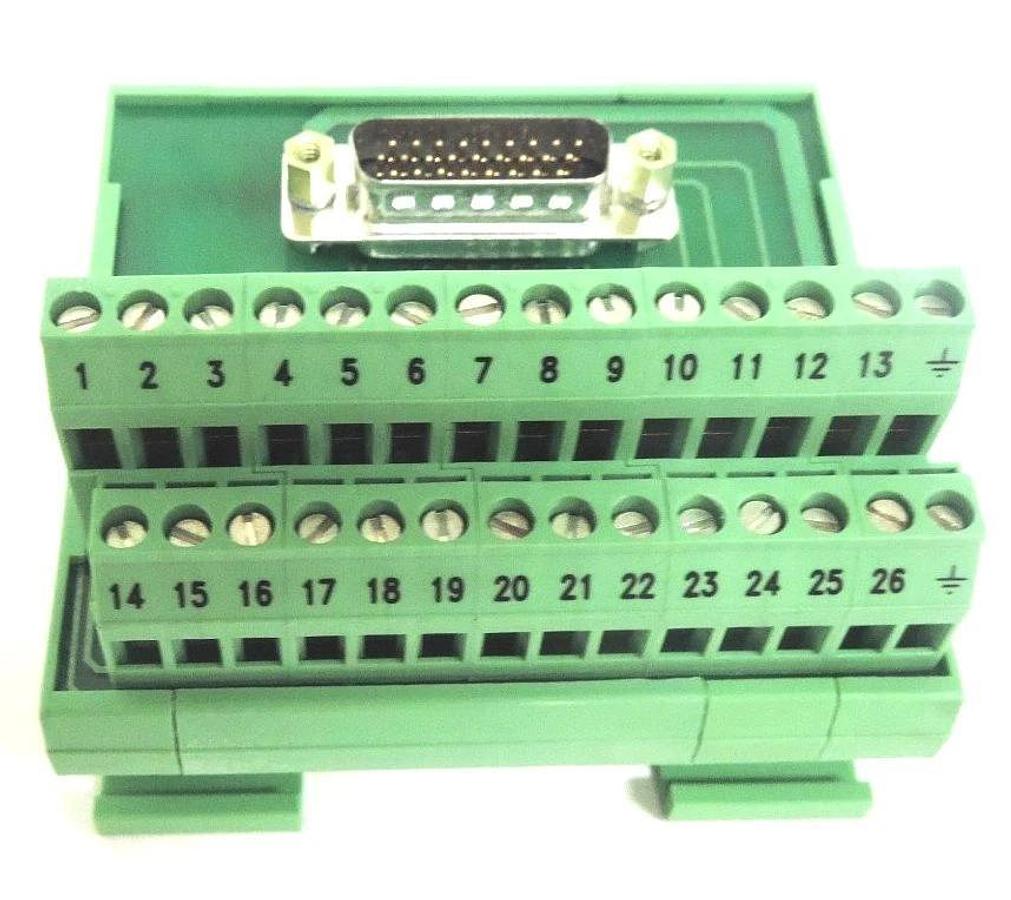 Used PHOENIX CONTACT FLKM HDSUB 26/M  VARIOFACE MODULE 5528354, 26POS 79MM