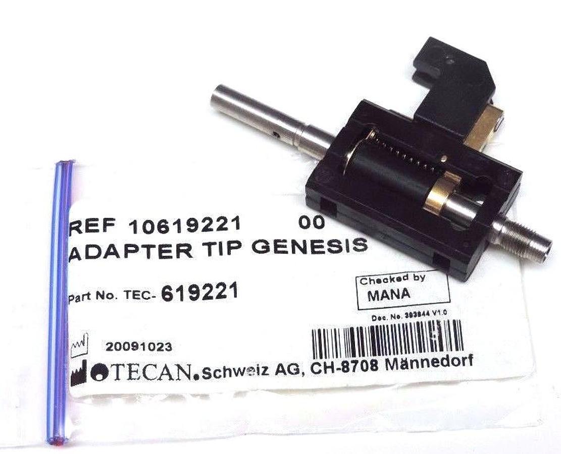 Used NEW TECAN REF: 10619221 ADAPTER TIP GENESIS PART NO. TEC 619221