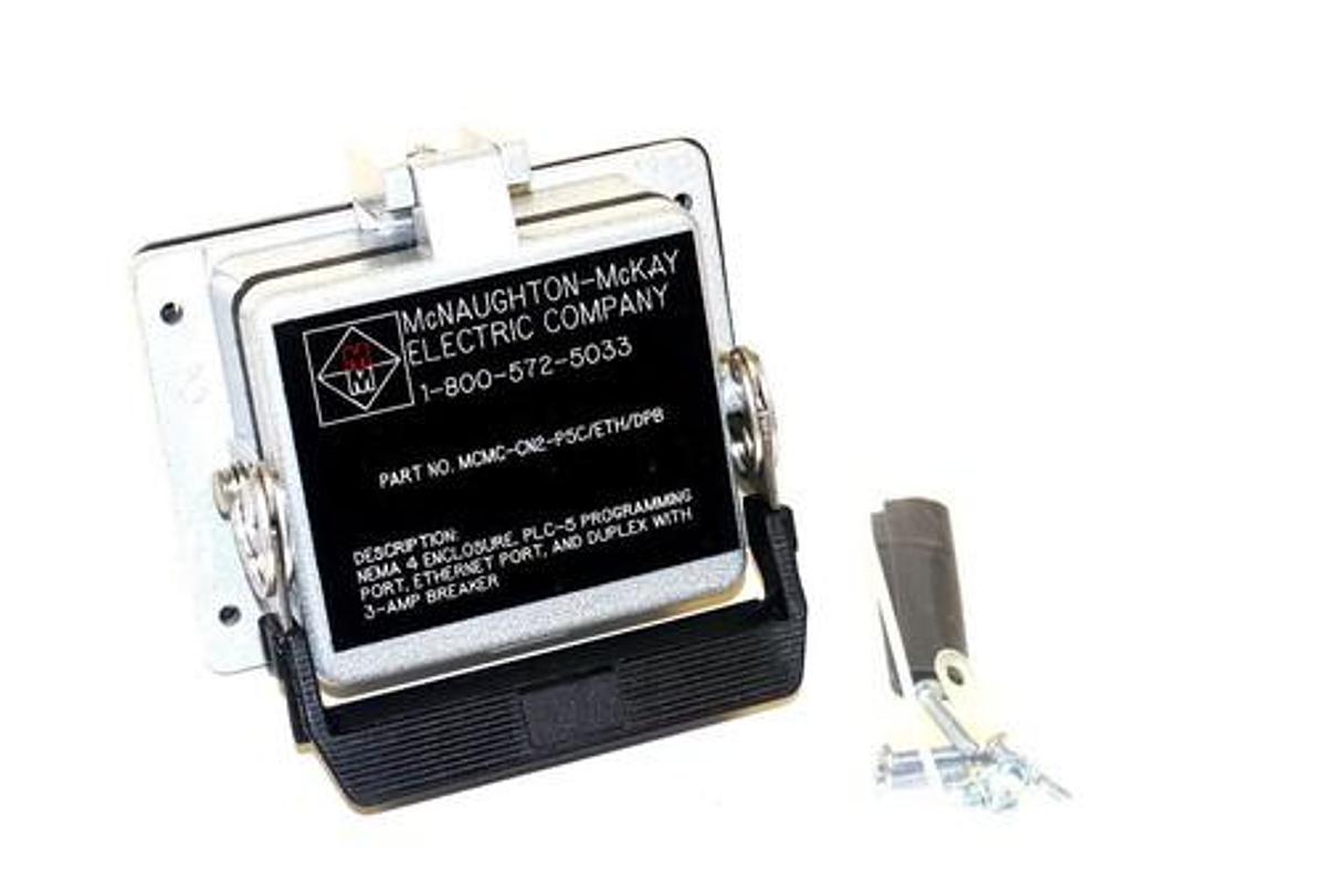 Used NEW MCNAUGHTON-MCKAY MCMC-CN2-P5C/ETH/DPB NEMA 4 ENCLOSURE MCMCCN2P5CETHDPB