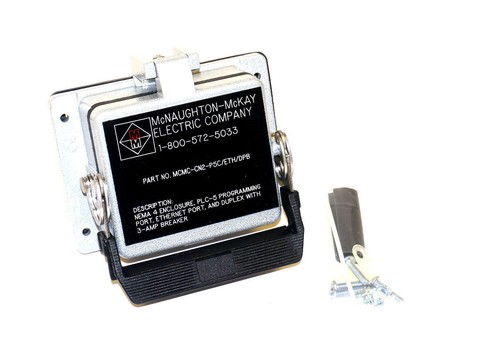 Used NEW MCNAUGHTON-MCKAY MCMC-CN2-P5C/ETH/DPB NEMA 4 ENCLOSURE MCMCCN2P5CETHDPB