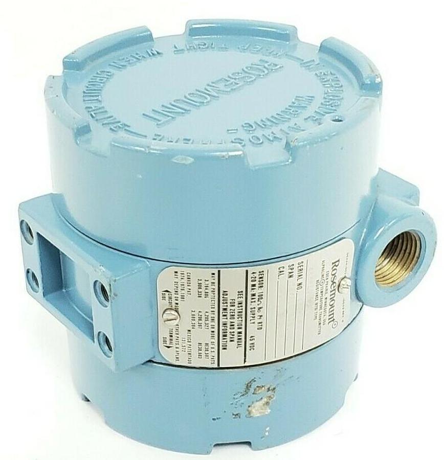 Used ROSEMOUNT 444RL2U1A1NA TEMP TRANSMITTER 4-20 MA, 45 VDC