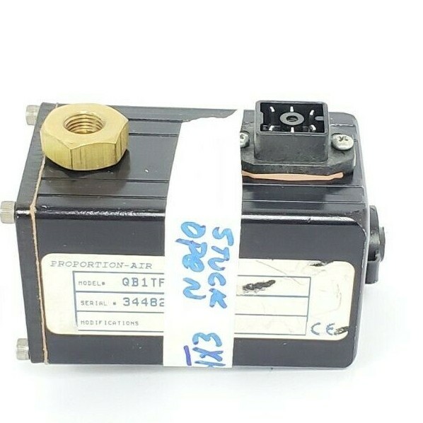 Used PROPORTION AIR INC QB1TFEE030 PNEUMATIC CONTROL VALVE 300PSIG MAX 0-10VDC