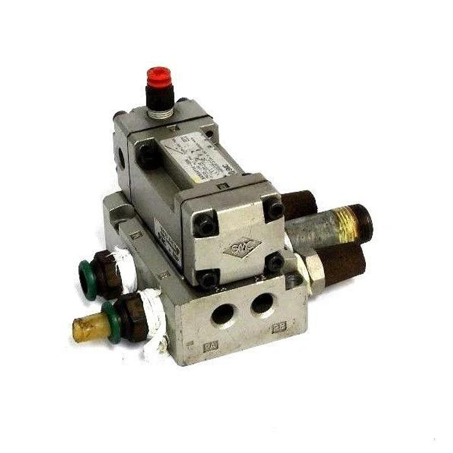 Used SMC NV8A4114-00N VALVE NV8A411400N, PRESS. 150 PSI MAX. PILOT: 20-150 PSI