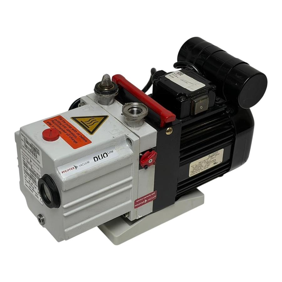 Used Pfeiffer Duo 2.5 PK D41 062 F Rotary Vane Vacuum Pump Agilent G3170-89025 USPI