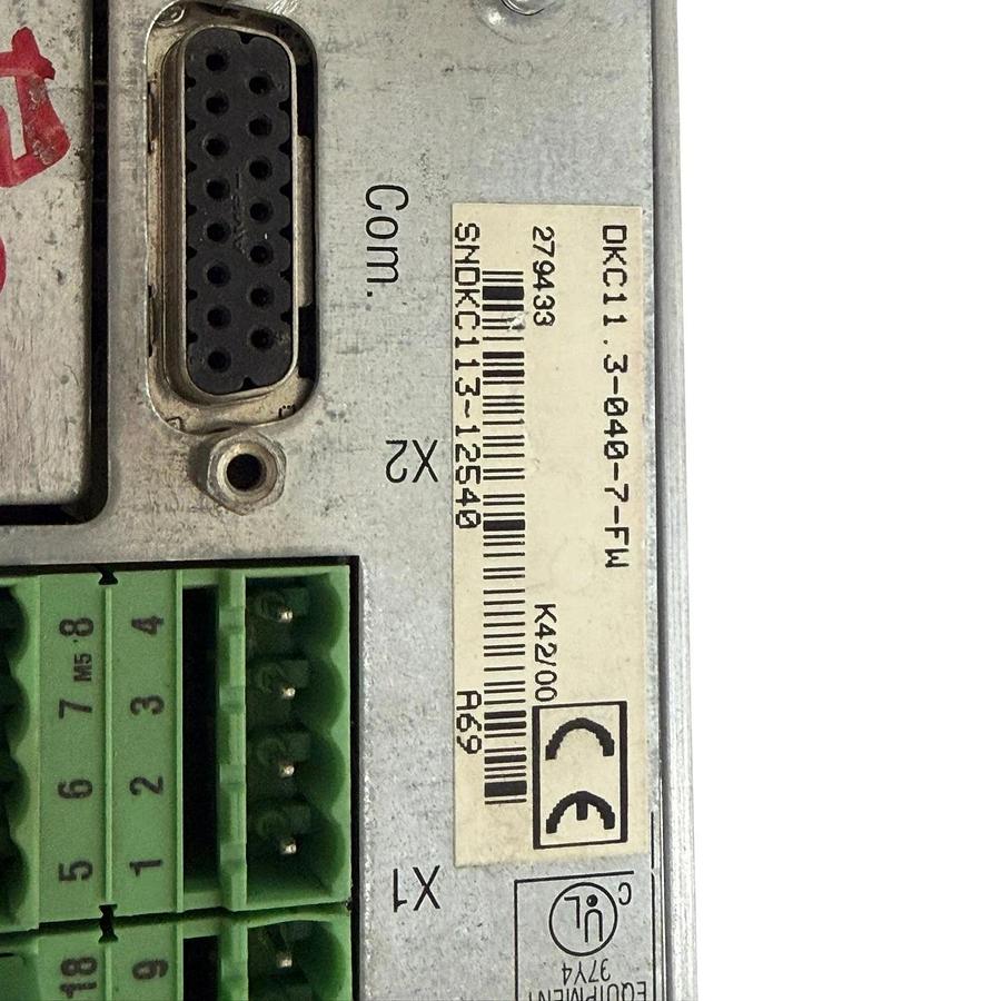 Used Rexroth Indramat DKC11.3-040-7-FW EcoDrive Servo Drive Controller R911279433