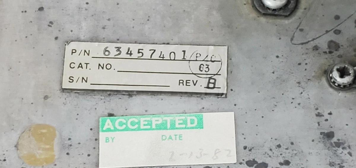 Used ALLEN-BRADLEY 63457401 REV. B CAPACITOR BOARD