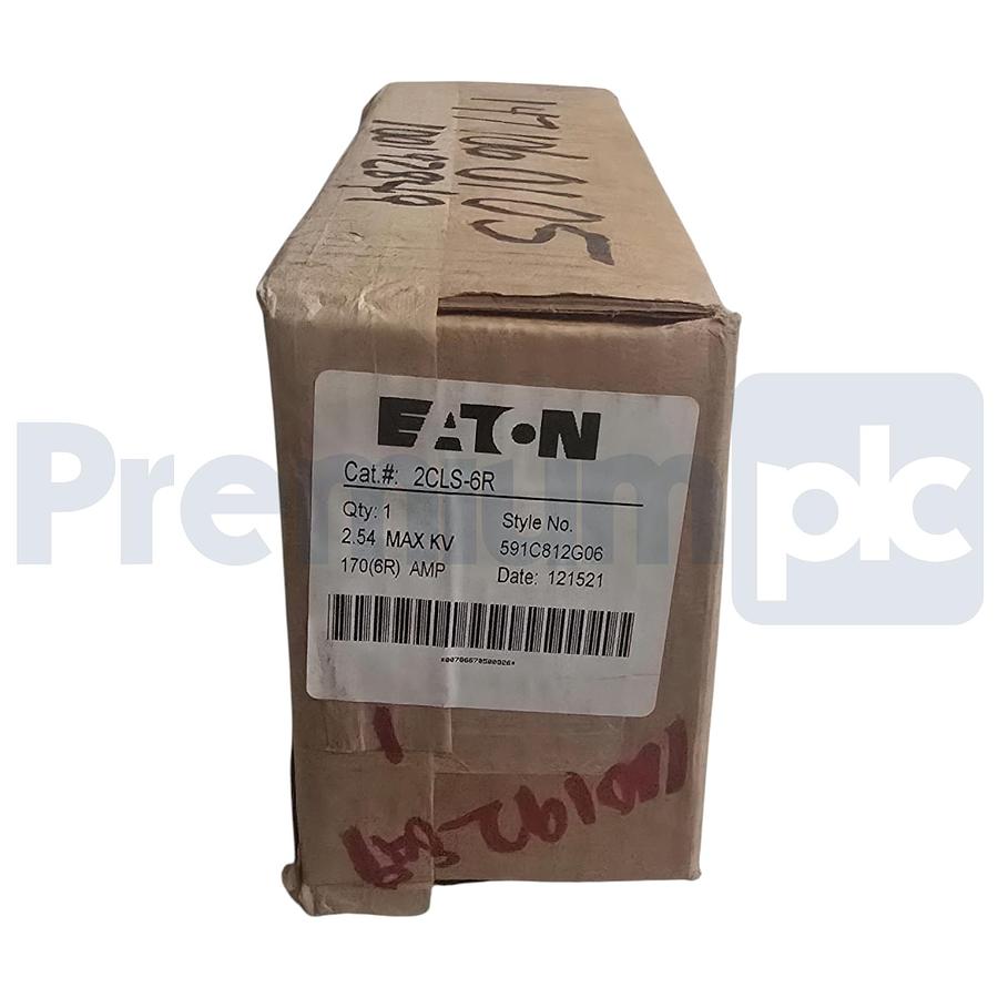 Used Eaton Bussmann 2CLS-6R | 591C812G06 Single Barrel Fuse 2.54kV 170A 6R NSMP