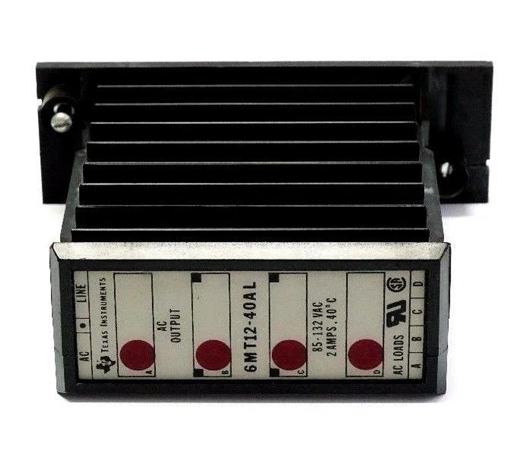 Refurbished TEXAS INSTRUMENTS 6MT12-40AL AC OUTPUT 85-132VAC 2AMPS 40°C 6MT1240AL REPAIRED