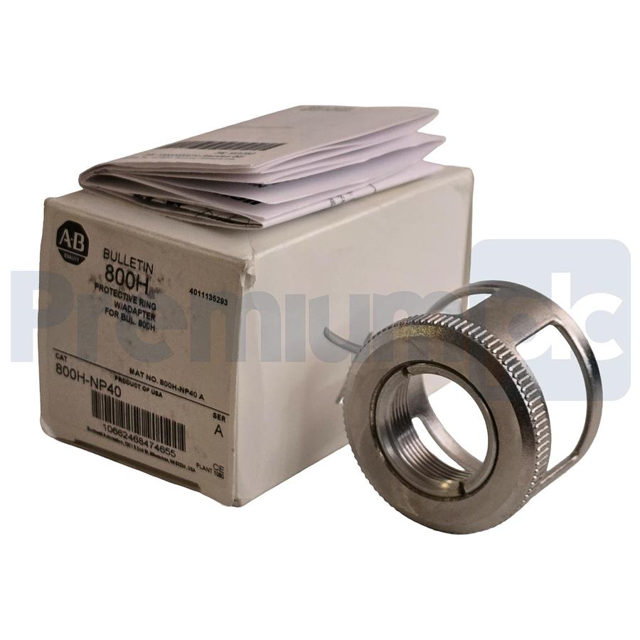 Used Allen Bradley 800H-NP40 /A Protective Ring 30.5mm NEMA 7/9 Explosion-Proof NSMP