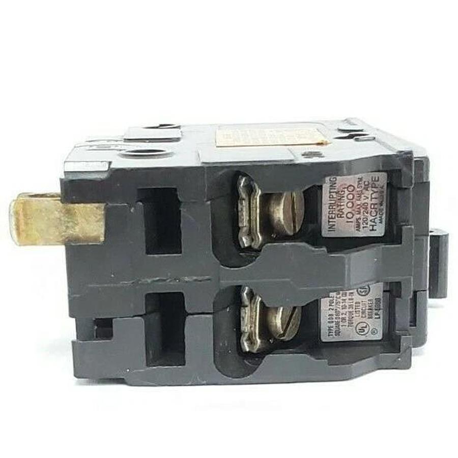 Used SQUARE D HACR LP-7328 CIRCUIT BREAKER 120/240V AC 2-POLE
