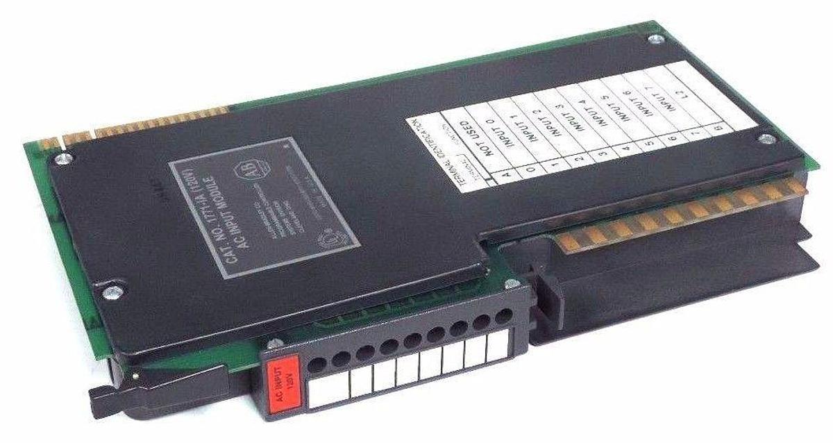 Used NEW ALLEN BRADLEY 1771-IA AC INPUT MODULE 120V 1771IA