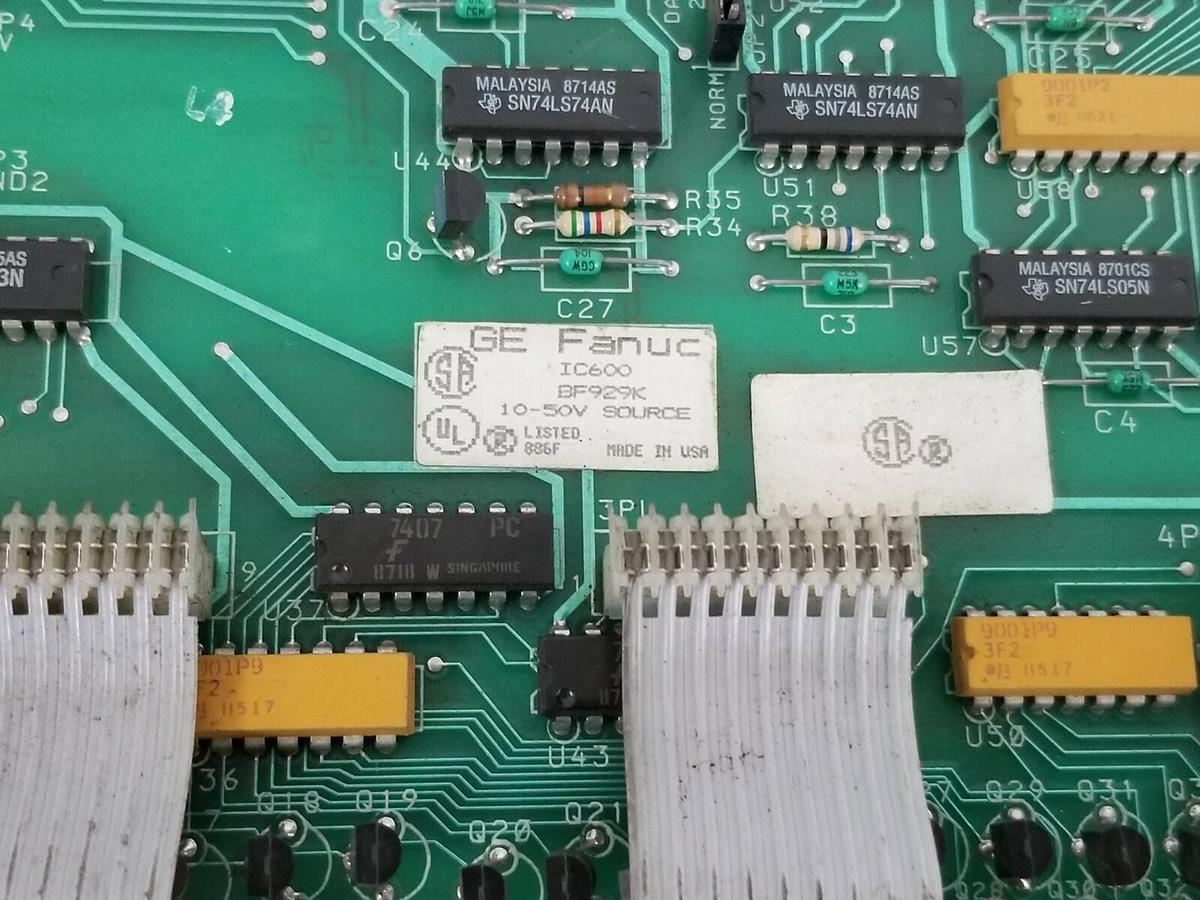 Used GE FANUC IC600BF929K OUTPUT MODULE 10-50V SOURCE, 44A717558-G01