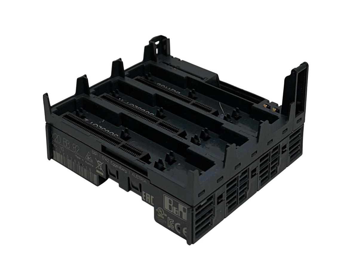 Used B&R X20 BB 82 / X20BB82 ADD-ON BUS BASE MODULE EXPANSION 24VDC 2-SLOT 10A NSNP