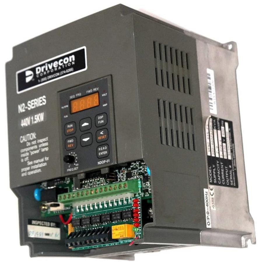 Used DRIVECON N2 SERIES VFN2-415-F3 DRIVE VFN2415F3 440V 1.5KW