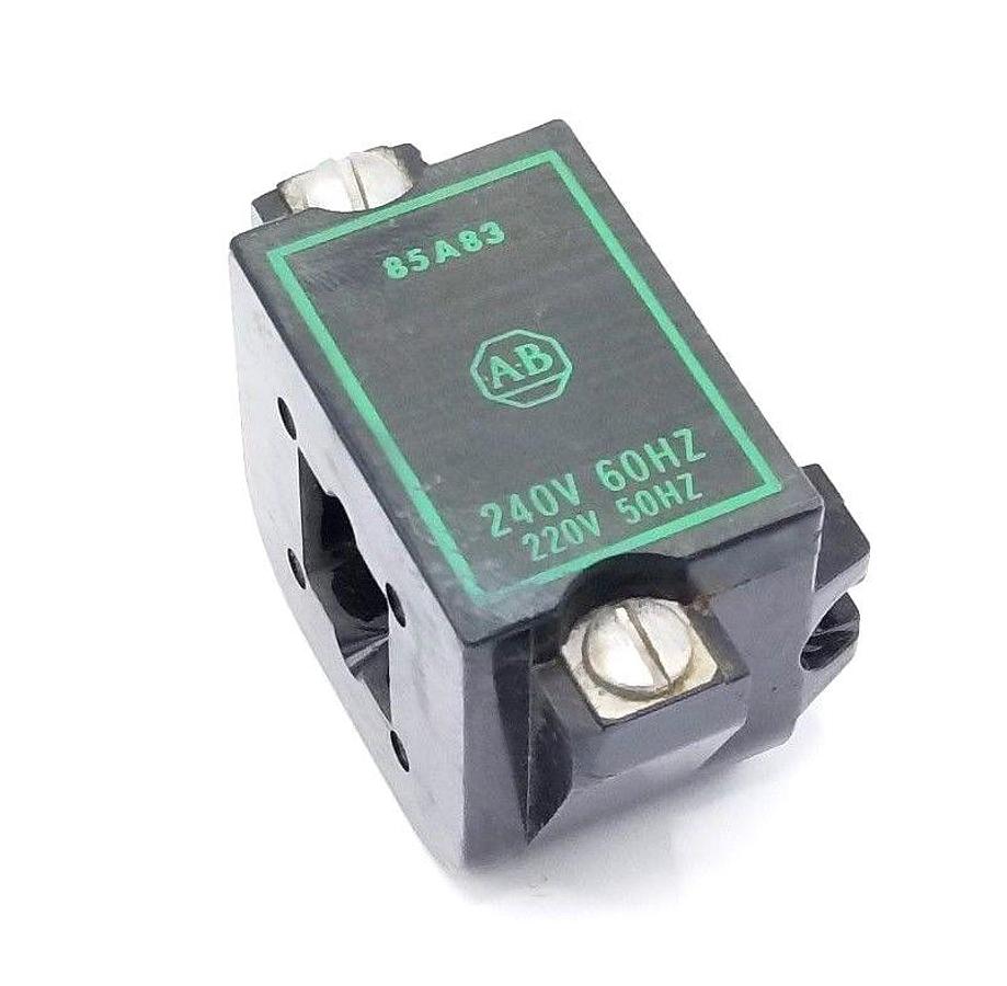 Used ALLEN BRADLEY 85A83 COIL 240V 60CY, 220V 50CY