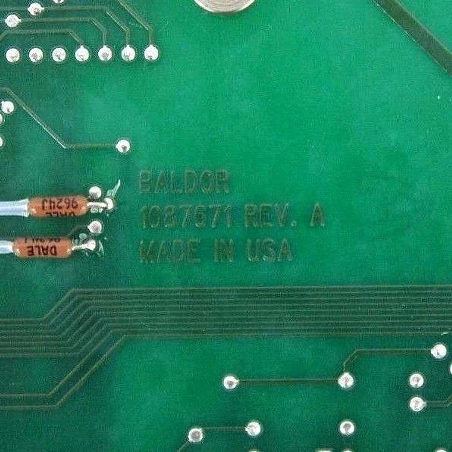 NEW BALDOR 1087671 REV. A INTERFACE BOARD ASSY NO: 0087651 REV. K, 96000.293