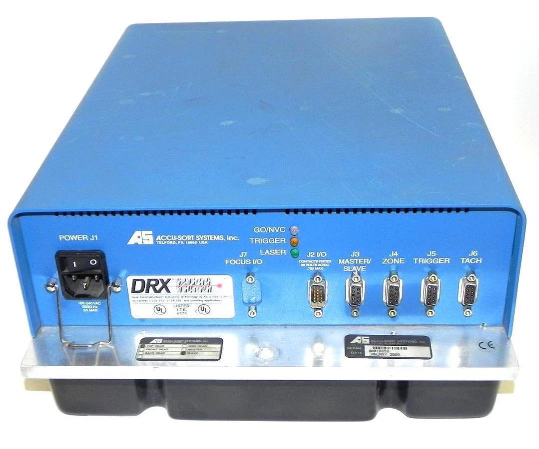 Used ACCU-SORT SYSTEMS DRX MINI X LASER BAR CODE SCANNER 100-240VAC