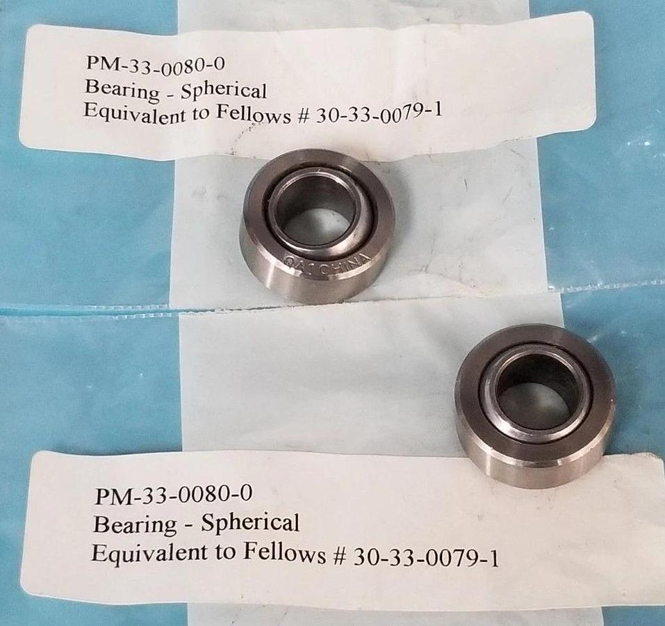 Used NEW GENERIC QA1 PM-33-0080-0 SPHERICAL BEARING PM3300800 (FELLOWS #30-33-0079-1)