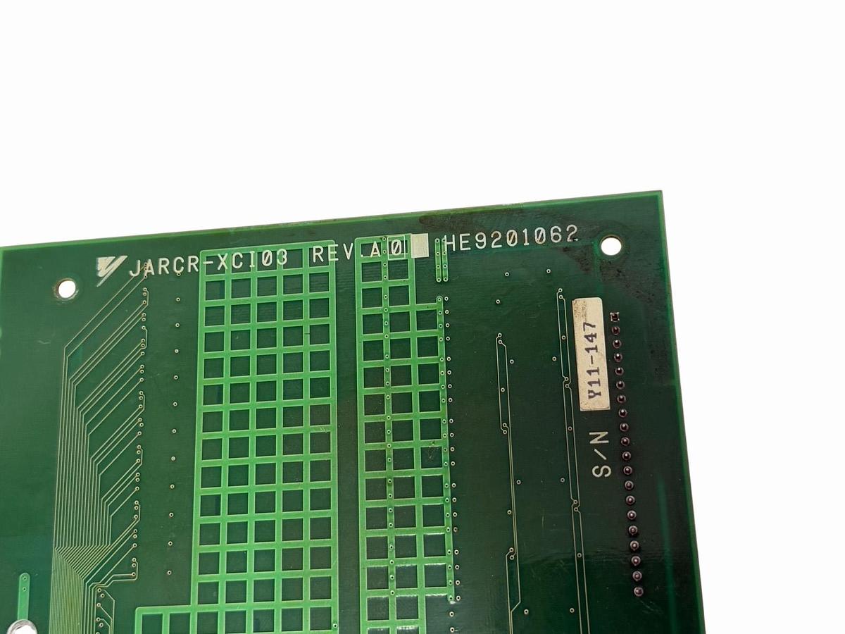 Used YASKAWA ELECTRIC JARCR-XC103 PC COMPONENT BOARD CARD CAGE JARCRXCI03 REV. A0