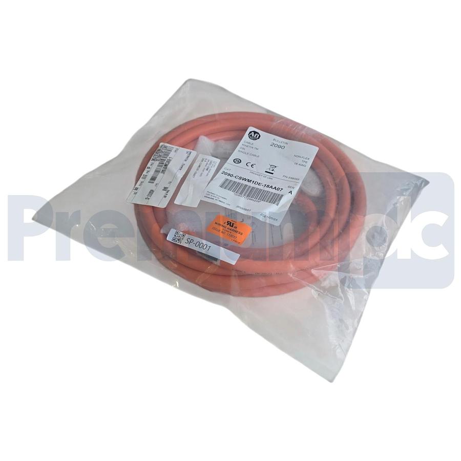 Sealed Pre-Owned Allen Bradley 2090-CSWM1DE-18AA07 /A Kinetix DSL Servo Cable
