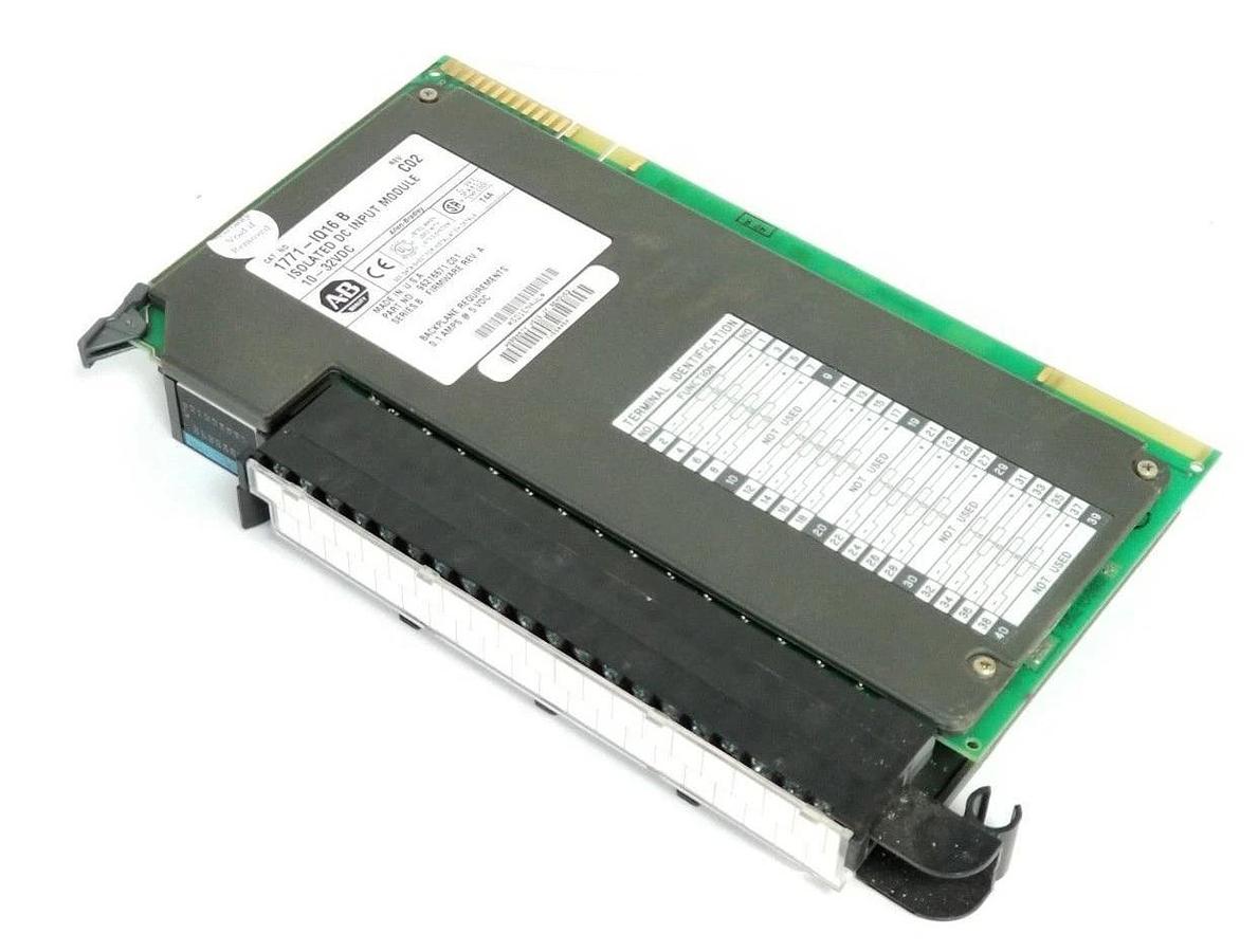 Refurbished ALLEN BRADLEY 1771-IQ16 INPUT MODULE SER. B REV. C02 F/W. REV. A REPAIRED